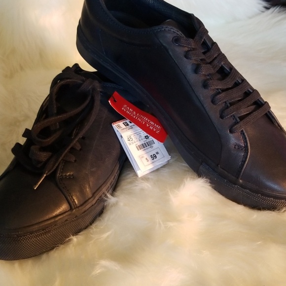 Zara Shoes Zara Uniform Mens Navy Sneaker Shoes Poshmark